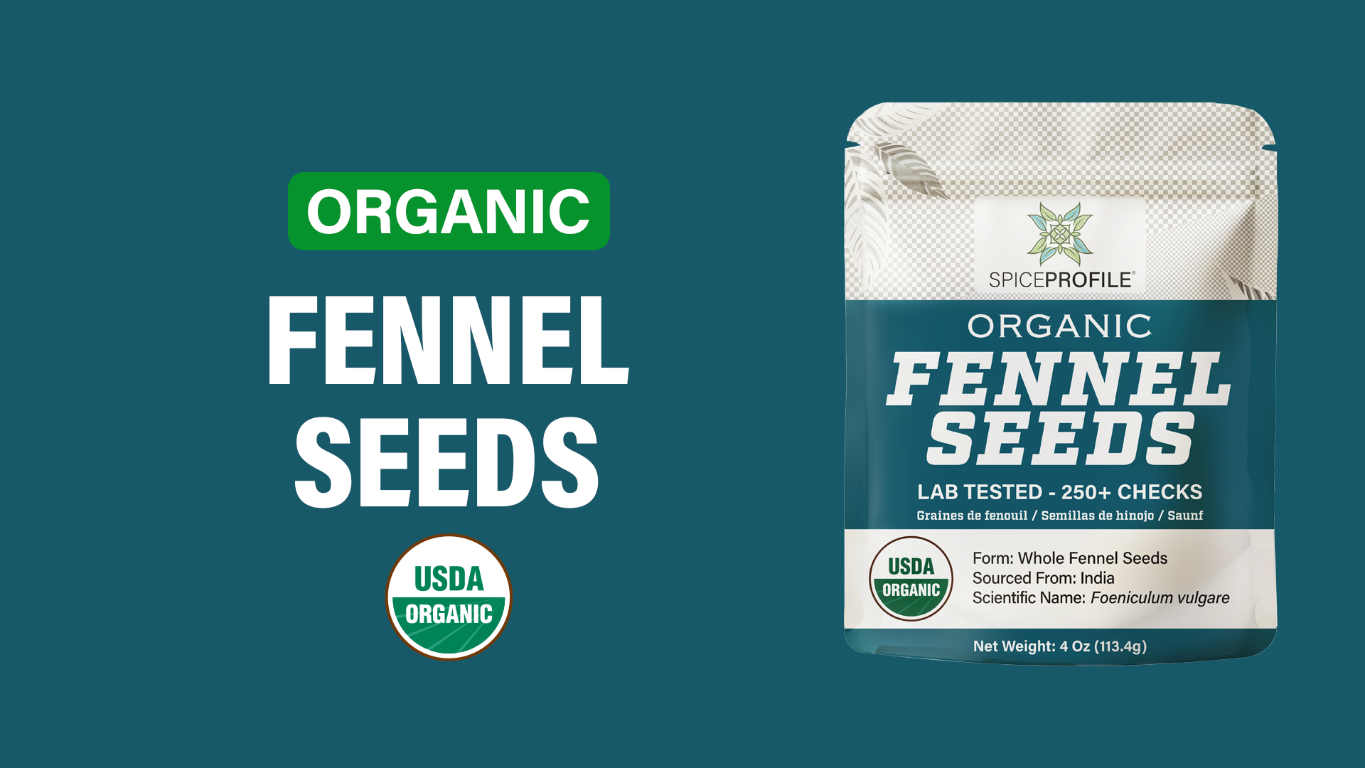 Amazon.com : Spice Profile | USDA Organic Fennel Seeds (Whole